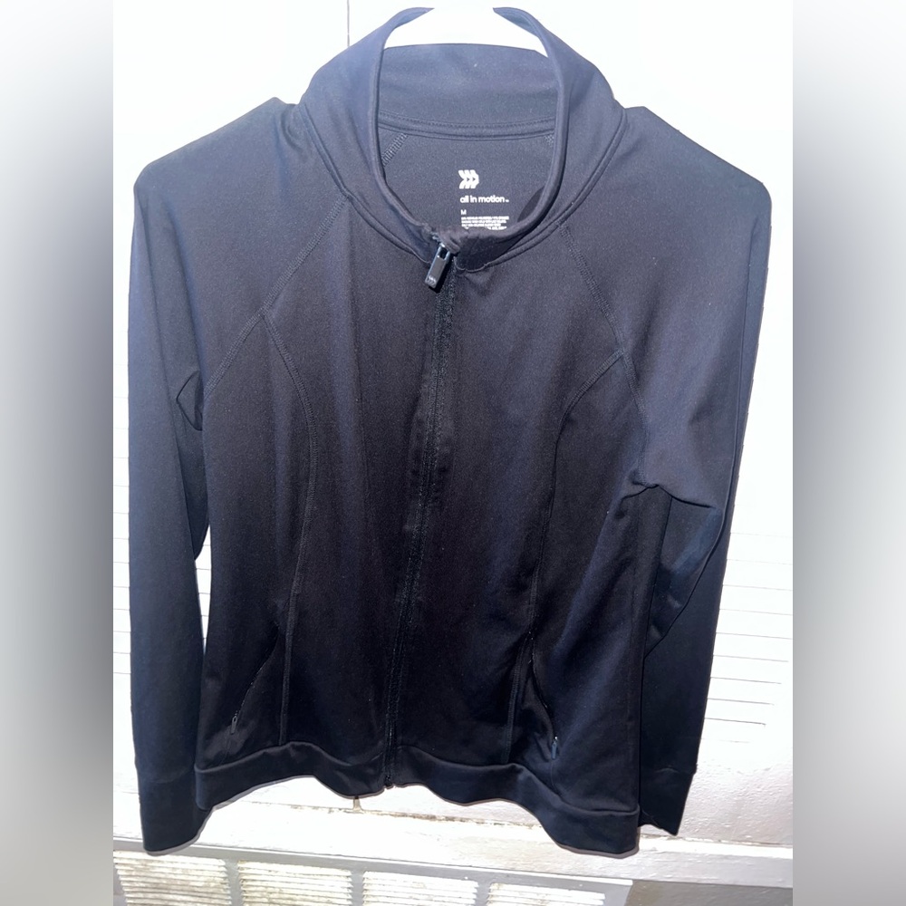 All in Motion Women's Classic Black Zip-Up Jacket